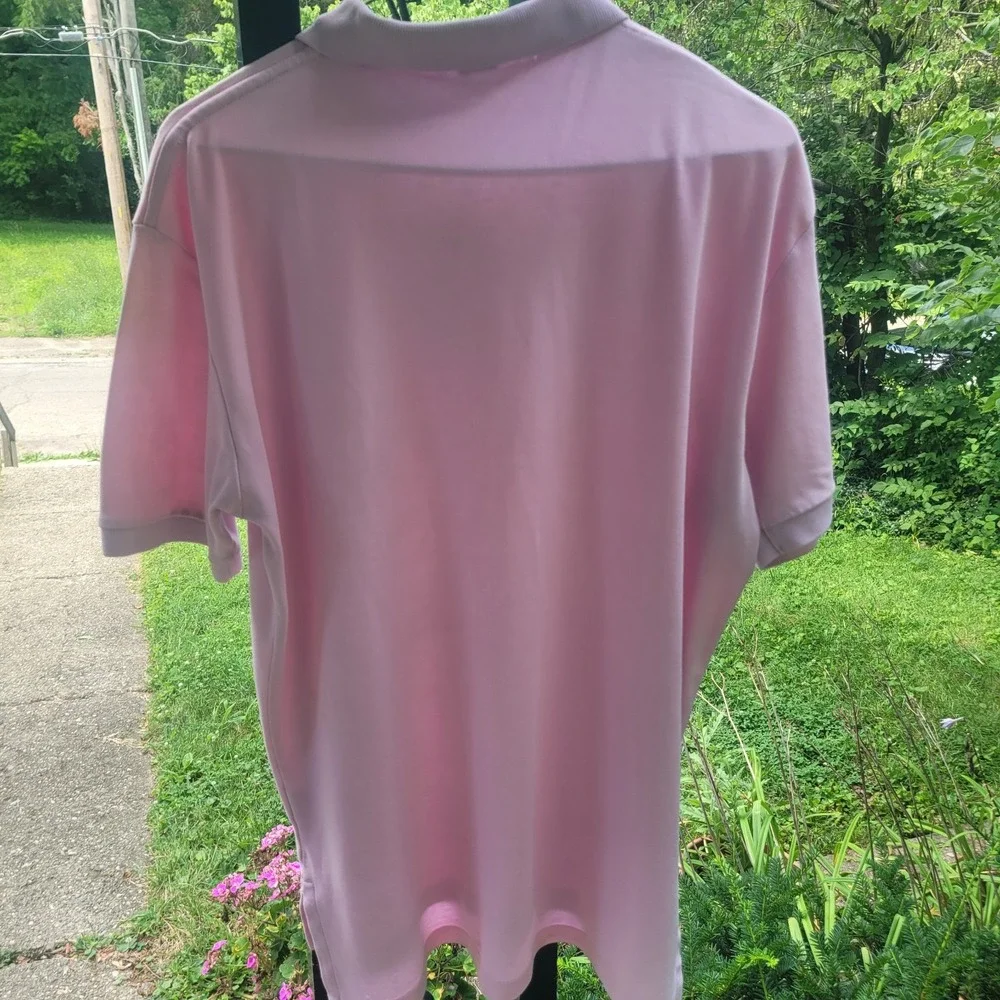 Polo Ralph Lauren Classic Fit Light Pink Polo Shirt Mens Casual Top
